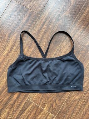 MEC Black Women's Strappy Seamless Light-Support Sports Bra